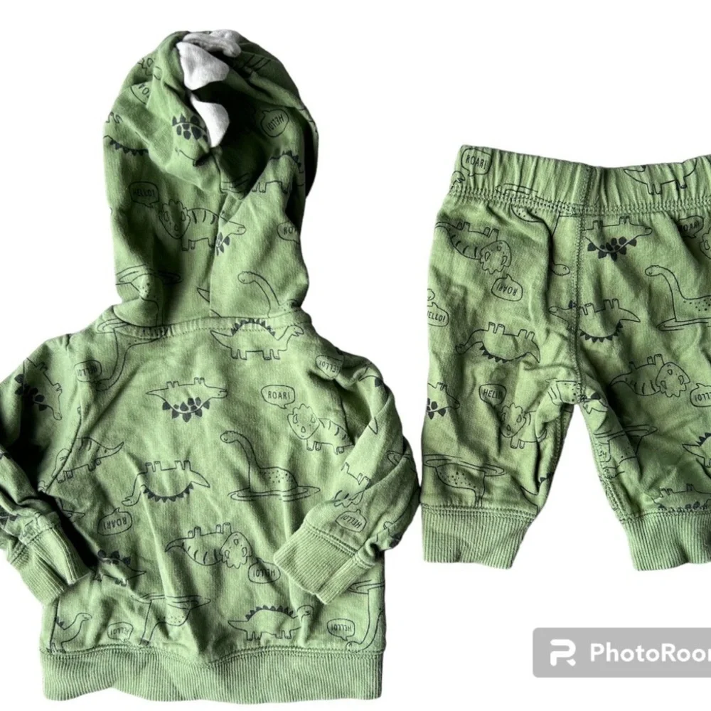 Carter’s Dinosaur Hoodie and Jogger Set | 3M